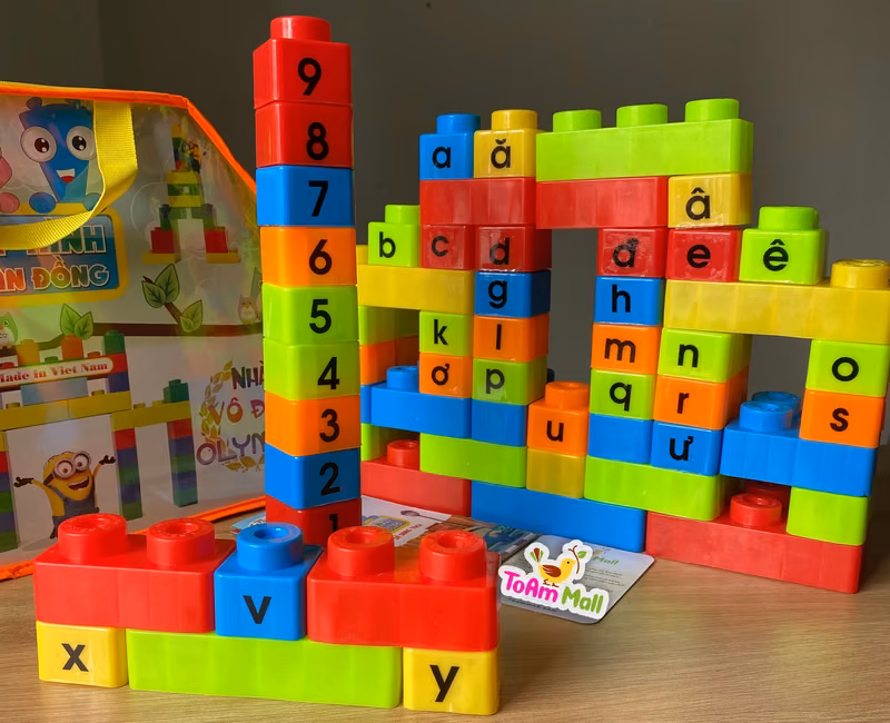 Xếp hình loại to, khối lớn Thần đồng Blocks