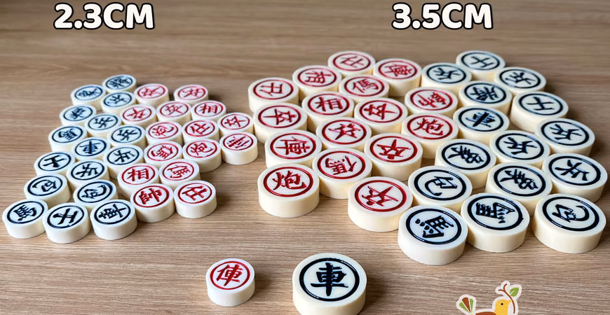 Bộ quân cờ tướng đặc nhiều size lựa chọn