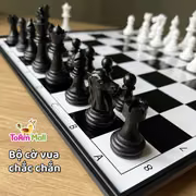 Bộ cờ vua nam châm màu đen trắng