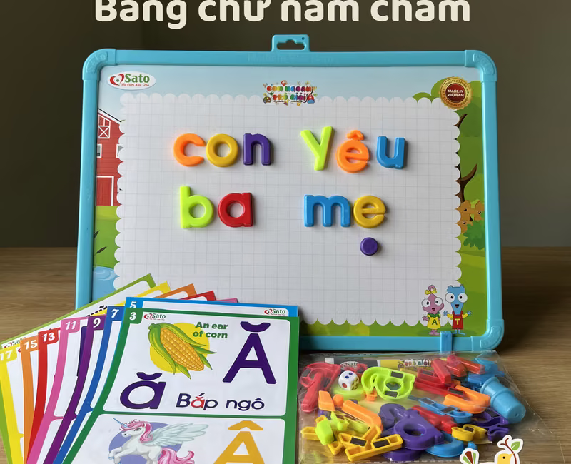 Bộ bảng và chữ nam châm