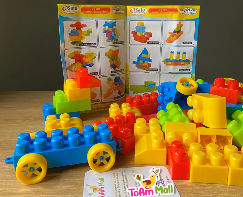 Bộ xếp hình mầm non