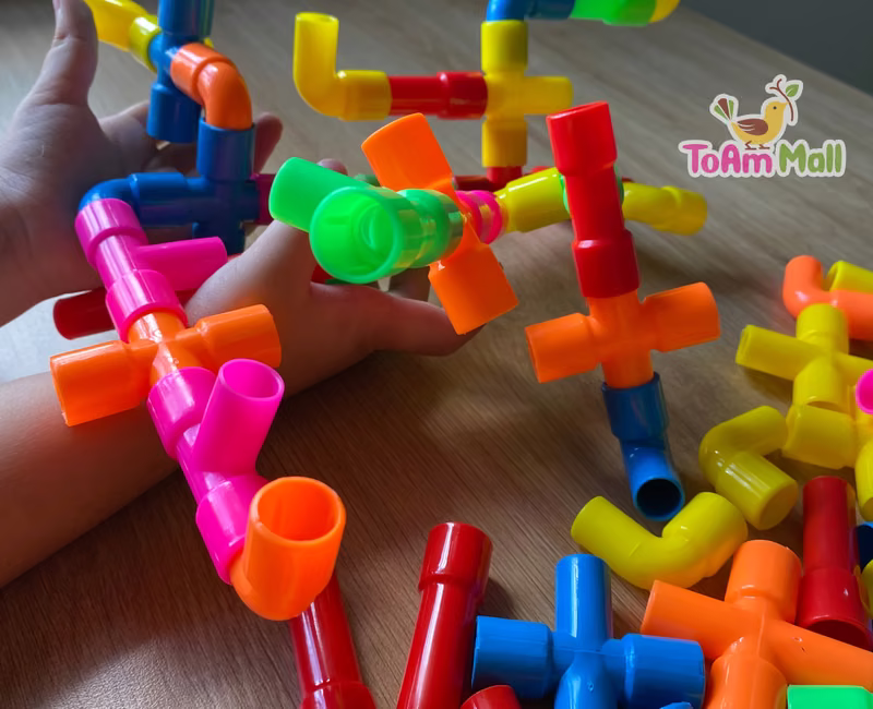 Đồ chơi ráp ống, sáng tạo tự do