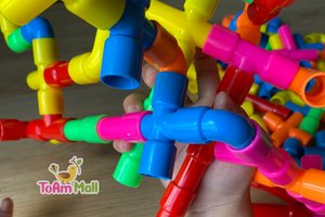 Đồ chơi lắp ráp ống nước sáng tạo, độc đáo, thú vị